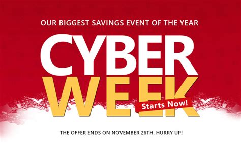 Cyber Week is Here